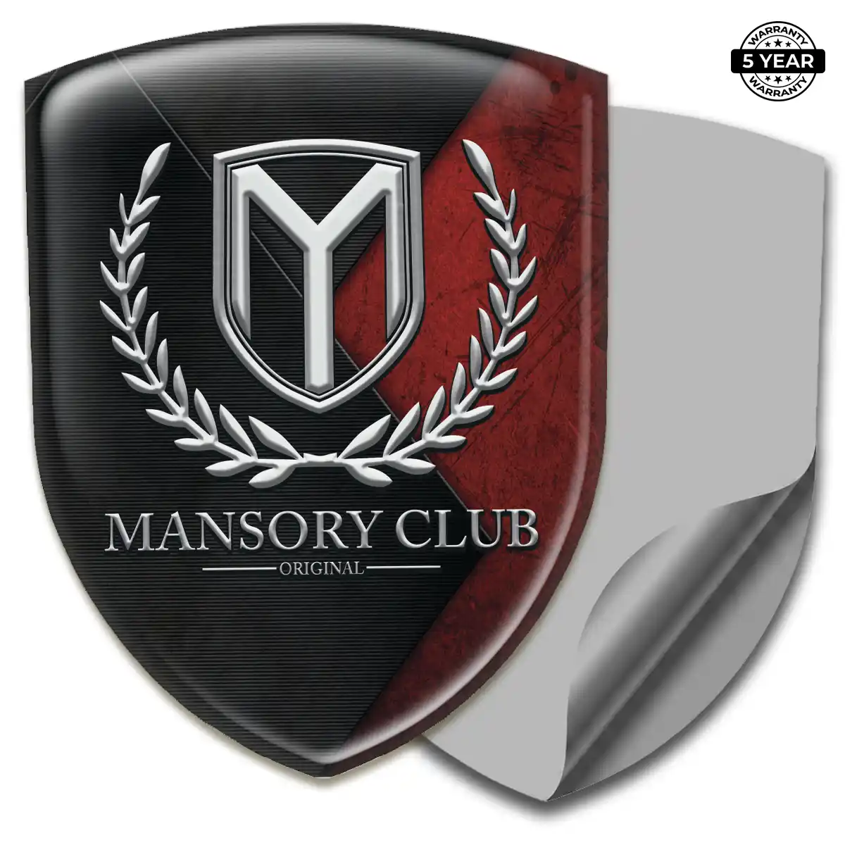 Mansory Emblem Domed Badge Sleek Style