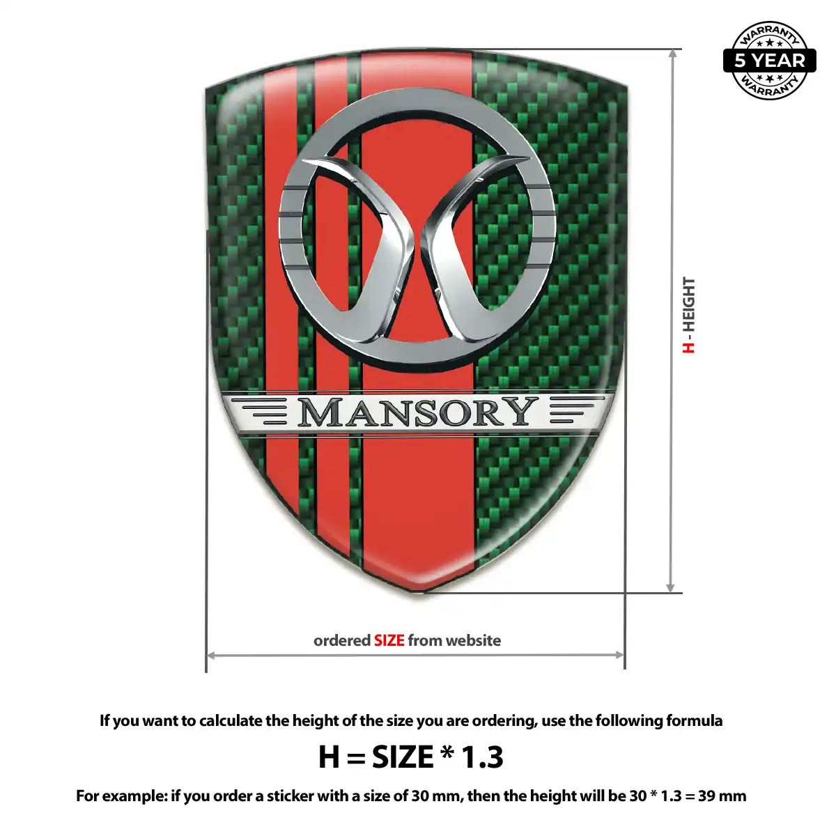 Mansory Emblem Elite Finish