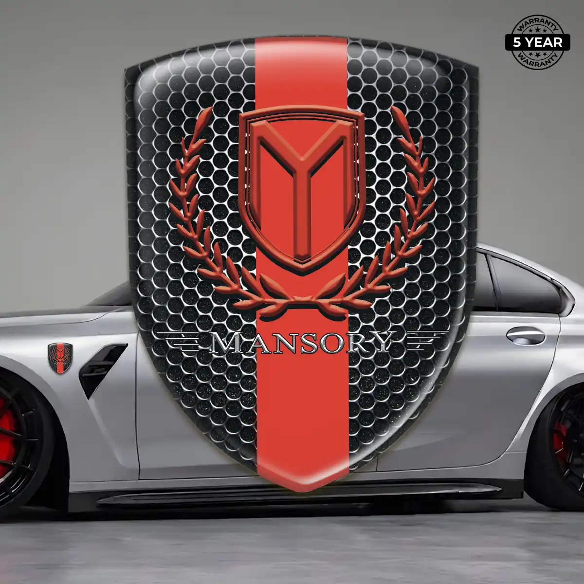Mansory Emblem Logo Badge Elite Finish