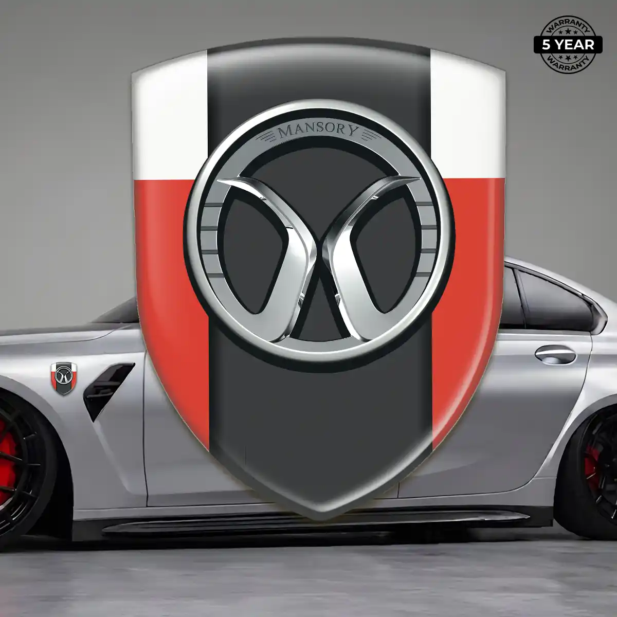 Mansory Emblem Logo Badge Resin Elite