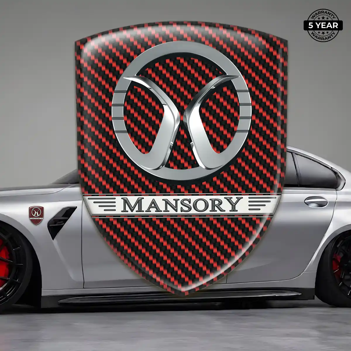 Mansory Emblem Logo Badge Superior Craft