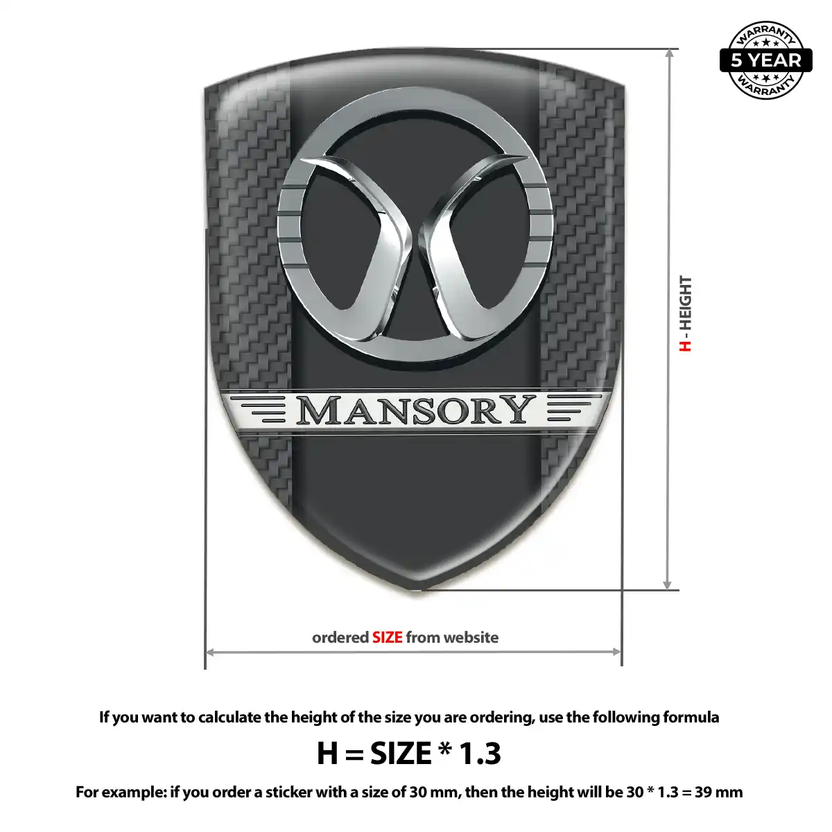 Mansory Emblem Logo Elite Edition