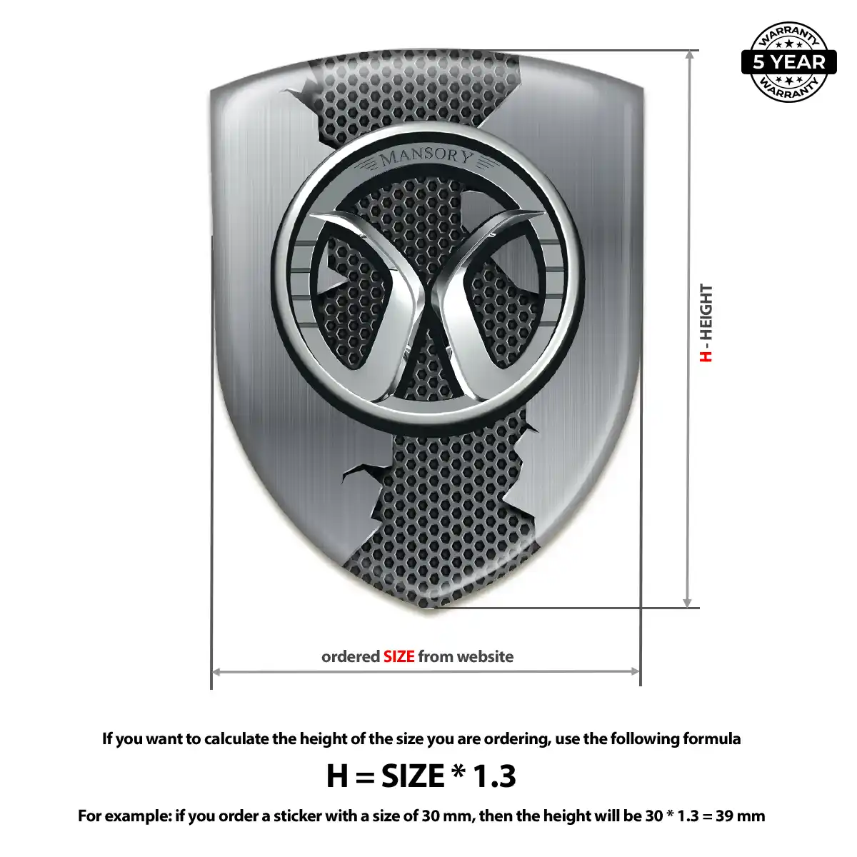 Mansory Emblem Logo Exclusive Series
