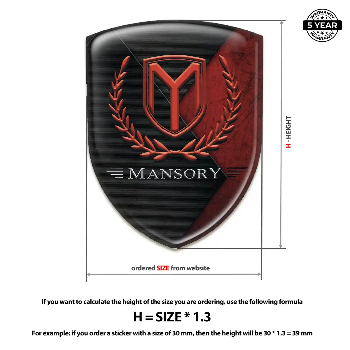 Mansory Emblem Logo Opulent Line