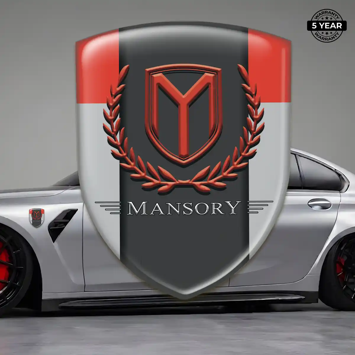 Mansory Emblem Logo Resin Luxe