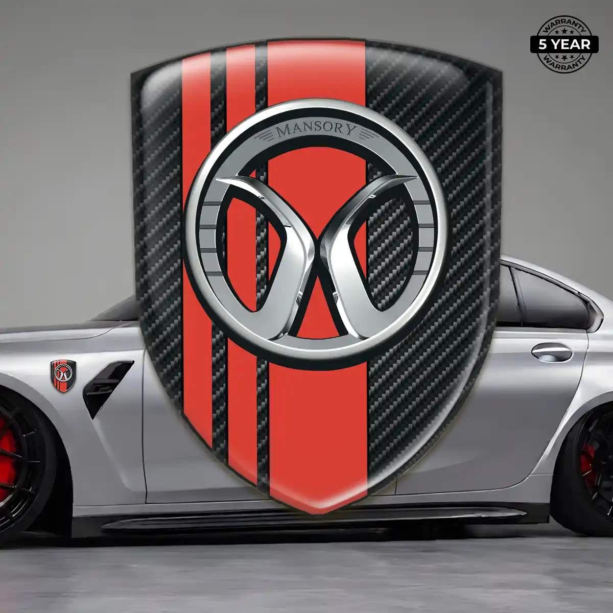 Mansory Emblem Logo Sleek Style