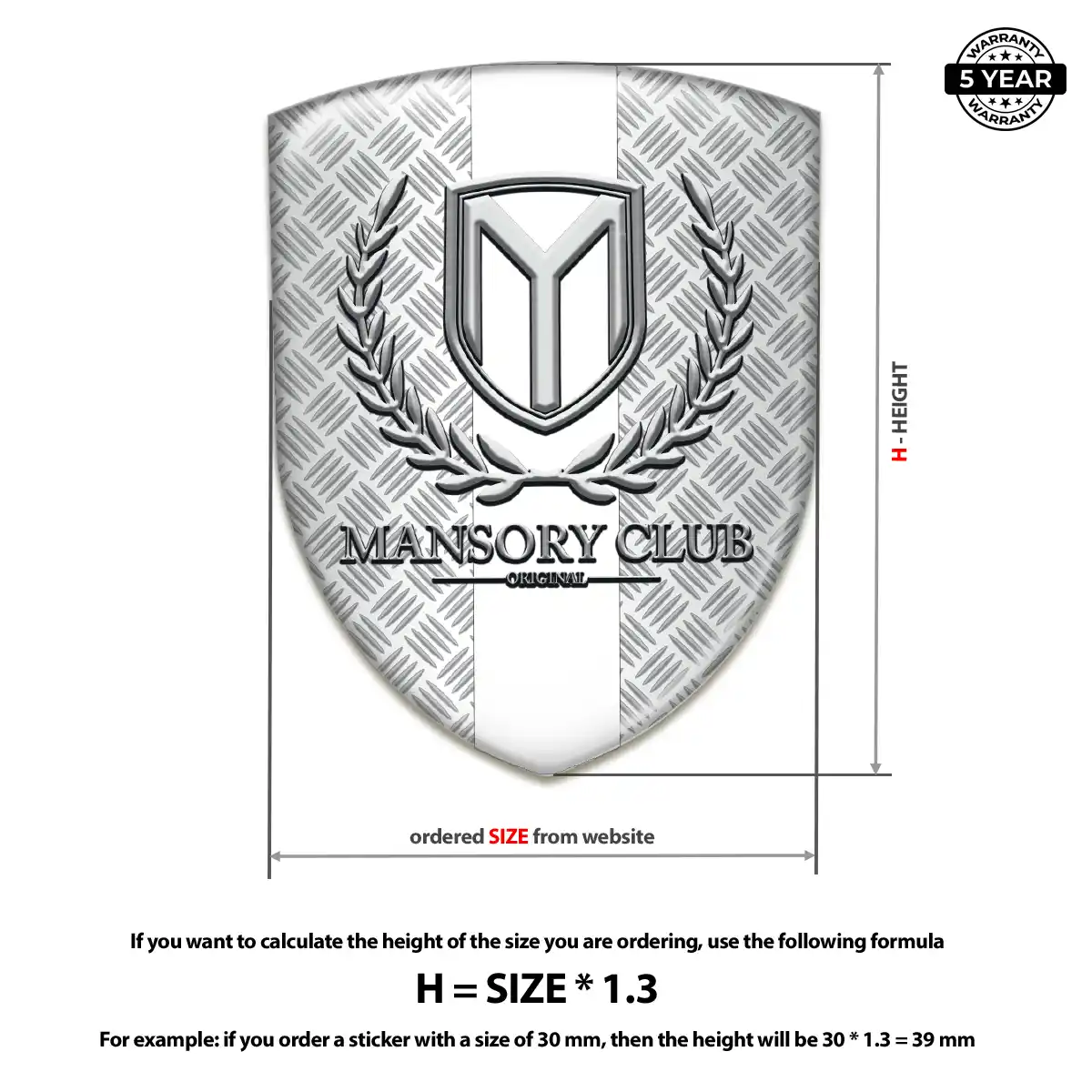 Mansory Emblem Premium Dome