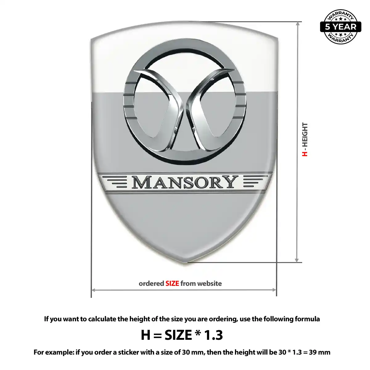 Mansory Emblem Prime Quality