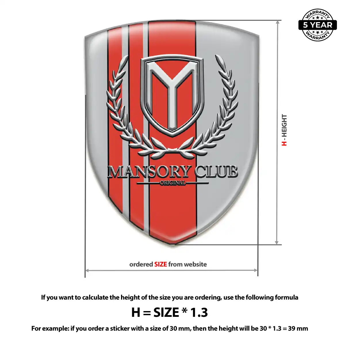 Mansory Emblem Shield Deluxe Edition