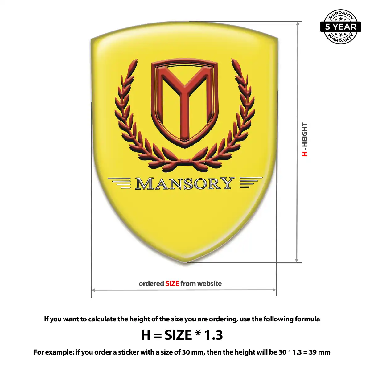 Mansory Emblem Shield Elite Edition