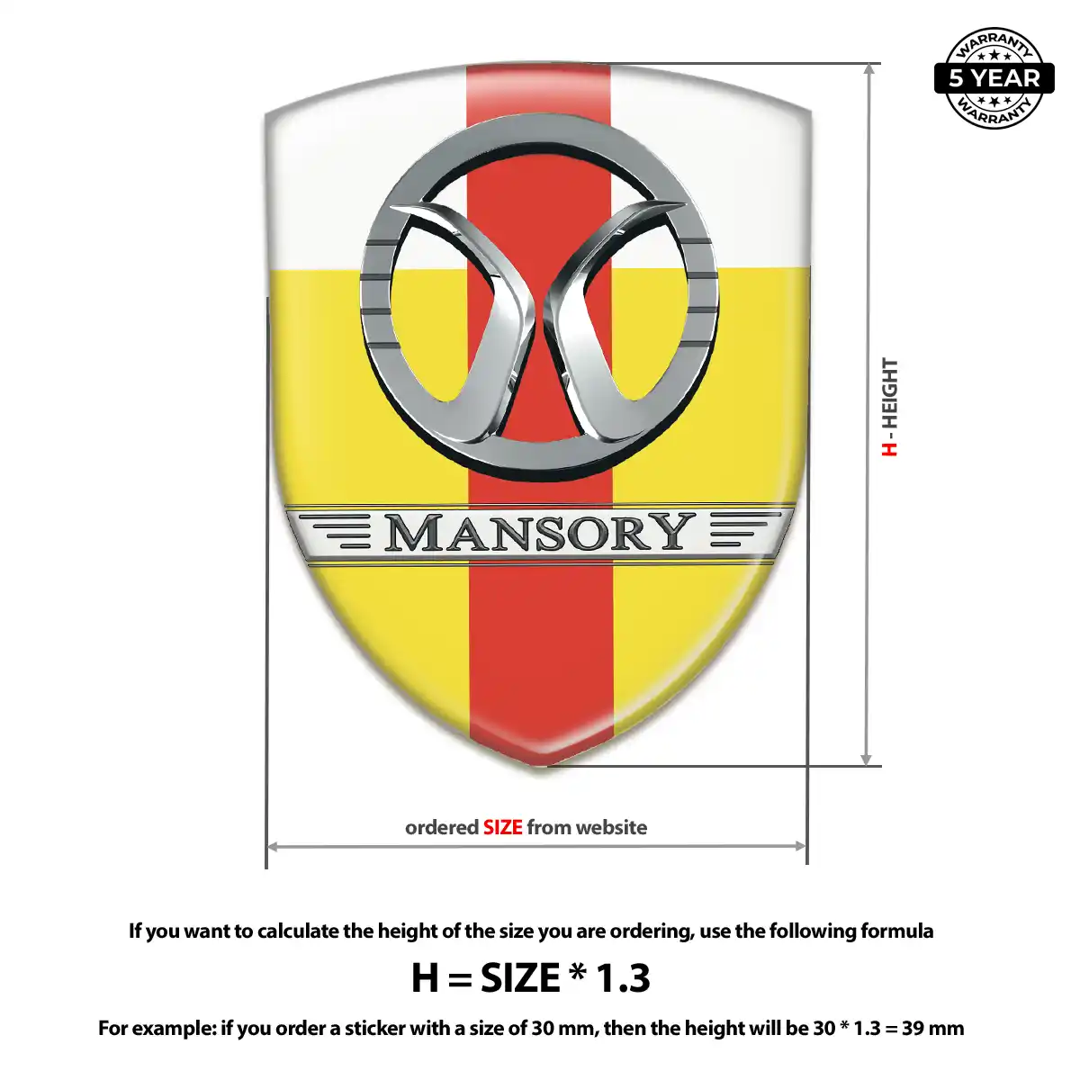 Mansory Emblem Shield Noble Edition