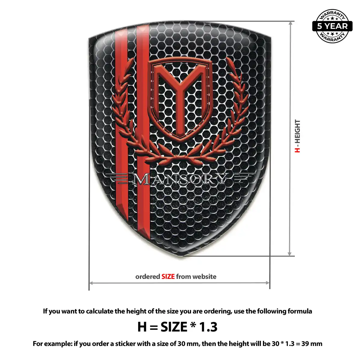 Mansory Emblem Shield Prestige Line