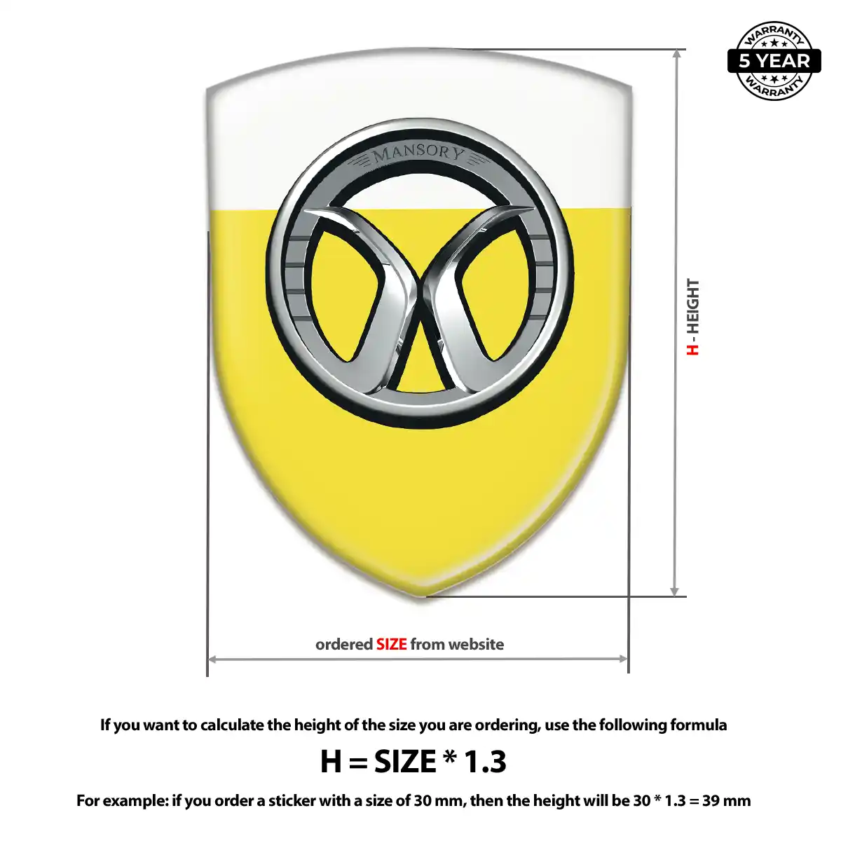Mansory Emblem Shield Refined Design