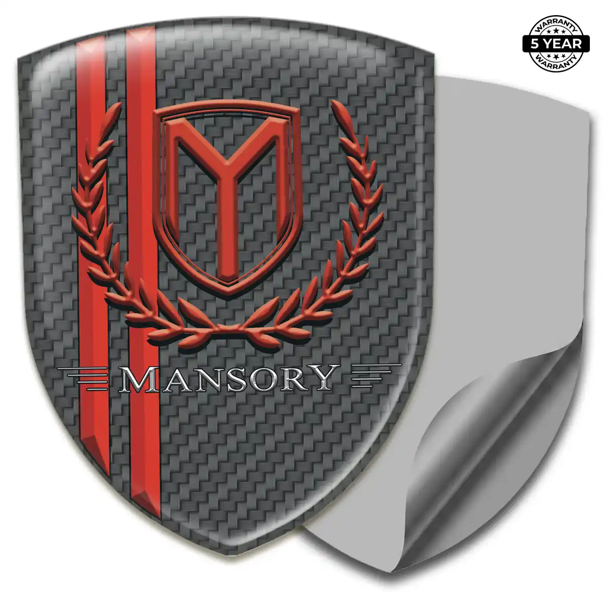 Mansory Emblem Shield Sleek Style