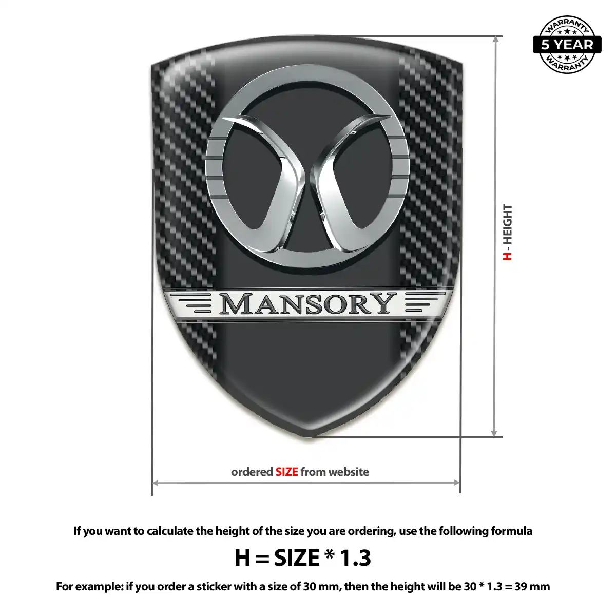 Mansory Emblem Silicone Exclusive Series