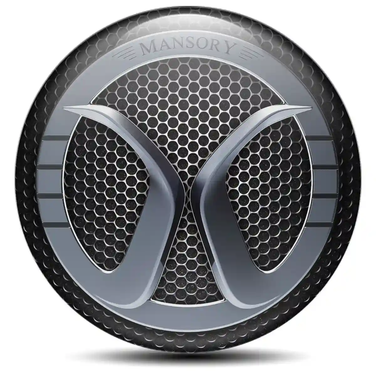 Mansory Emblem Wheel Center Caps Refined Design