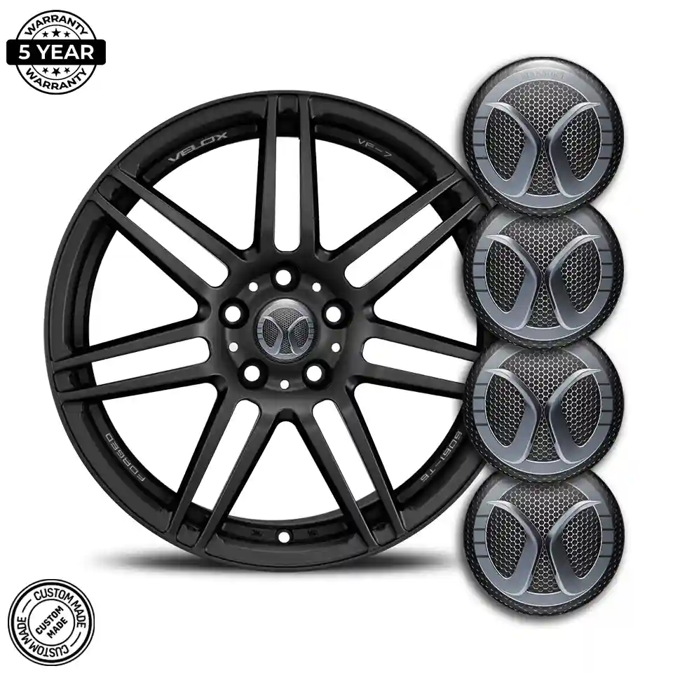 Mansory Emblem Wheel Center Caps Refined Design