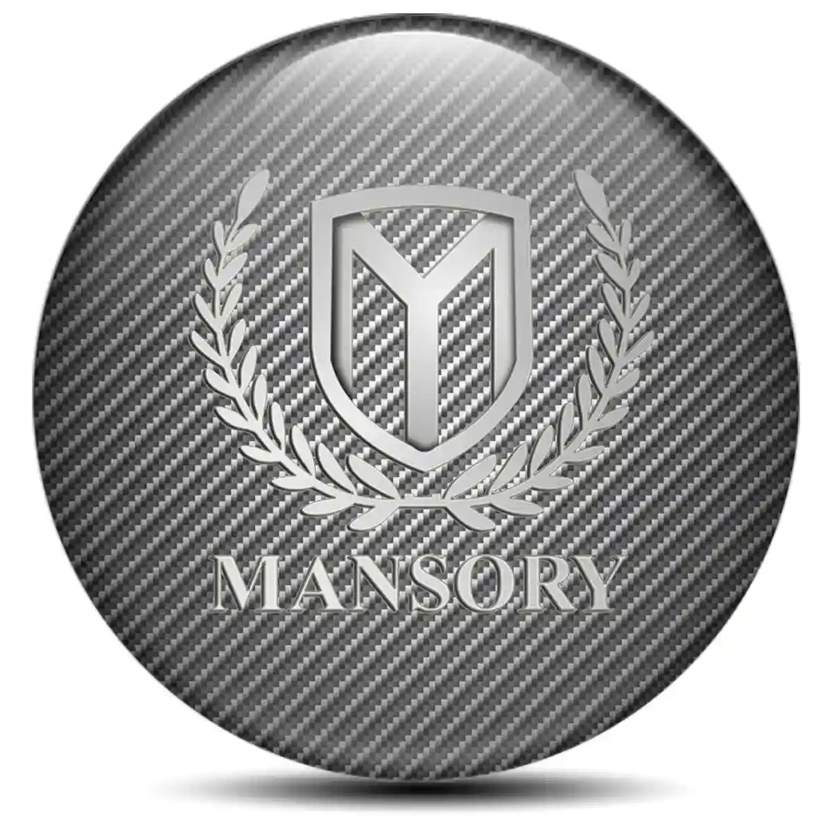 Mansory Emblem Wheel Center Caps Sleek Style