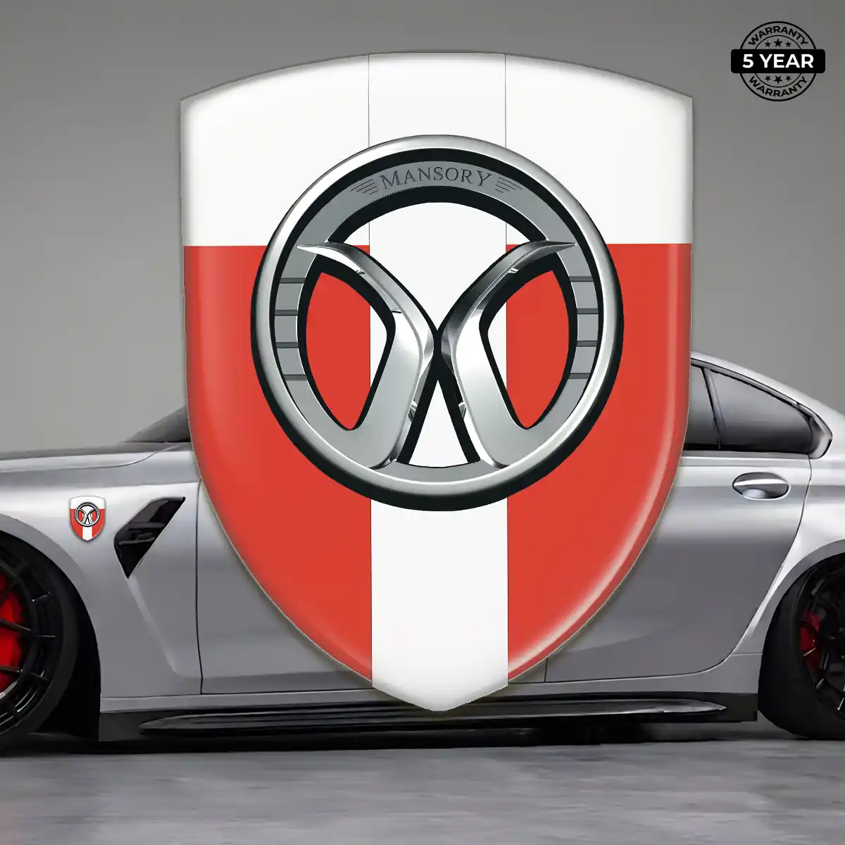 Mansory Epoxy Domed Sticker Elite Finish