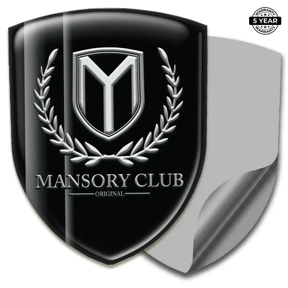 Mansory Epoxy Domed Sticker Noble Edition