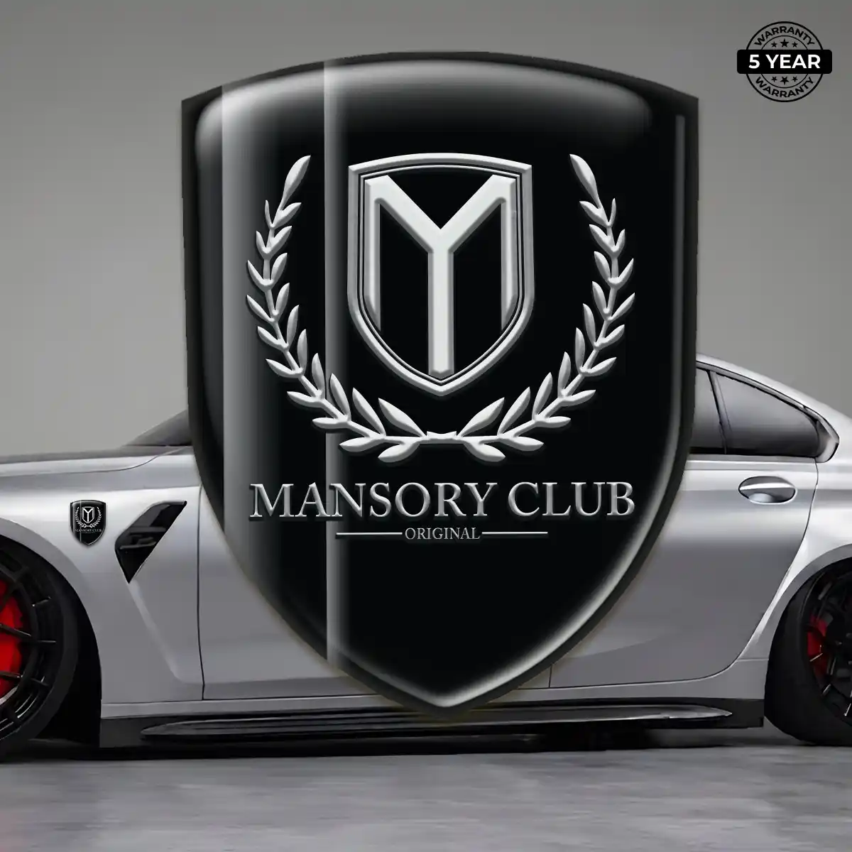 Mansory Epoxy Domed Sticker Noble Edition