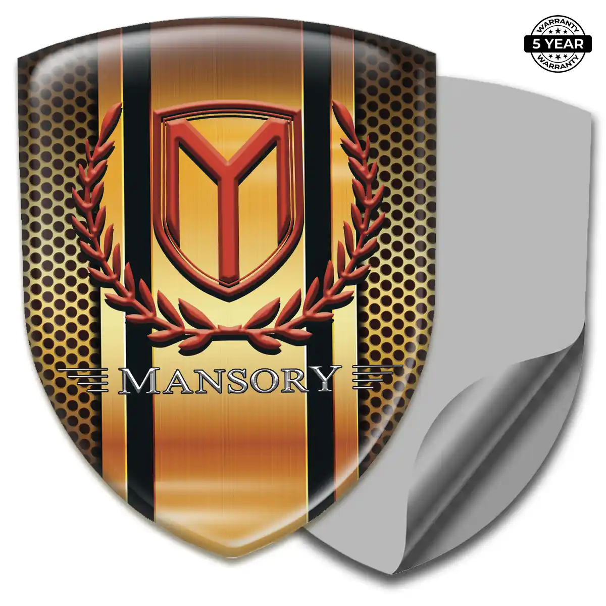 Mansory Epoxy Domed Sticker Prestige Line