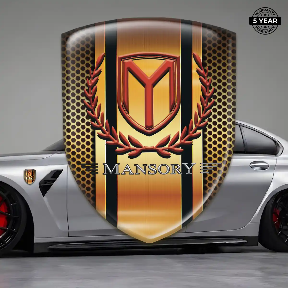 Mansory Epoxy Domed Sticker Prestige Line
