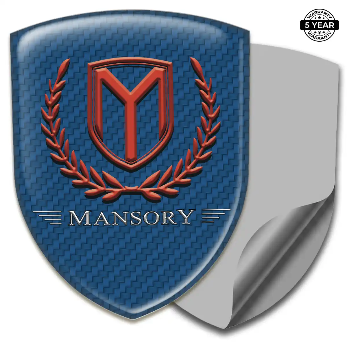 Mansory Epoxy Domed Sticker Resin Luxe