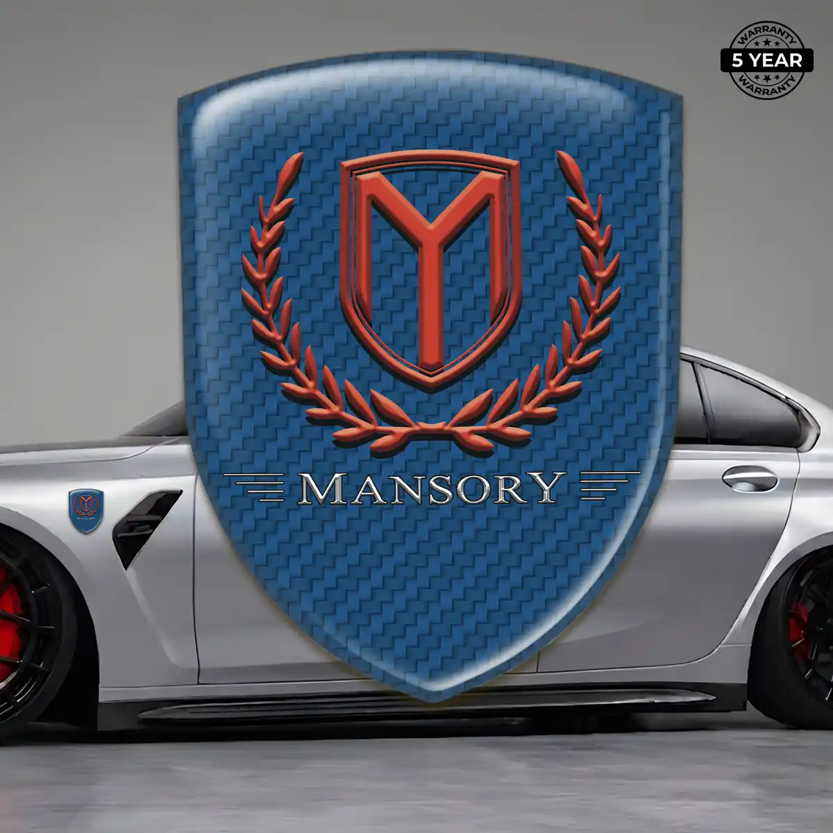 Mansory Epoxy Domed Sticker Resin Luxe