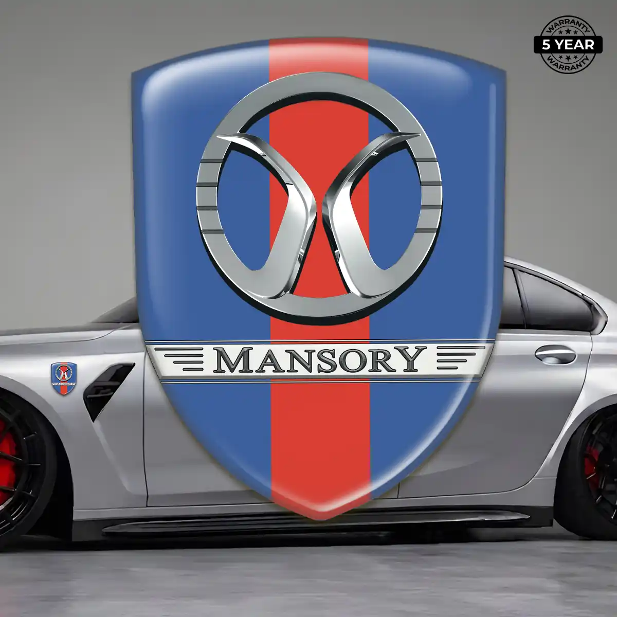 Mansory Epoxy Domed Sticker Signature Grade