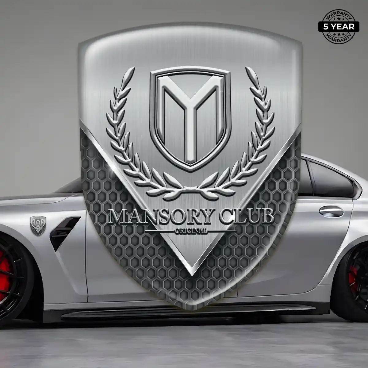Mansory Gel Badge Sticker Elite Finish
