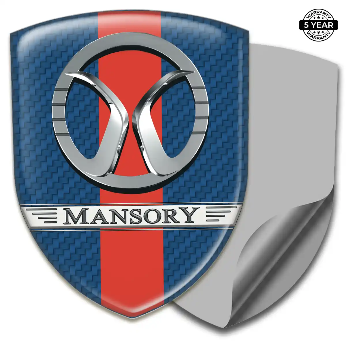 Mansory Gel Badge Sticker Premium Dome