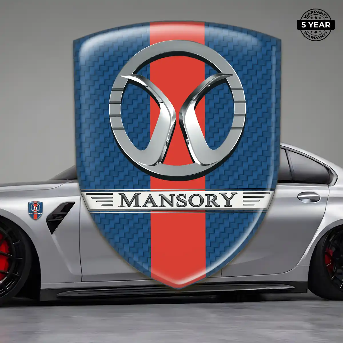 Mansory Gel Badge Sticker Premium Dome