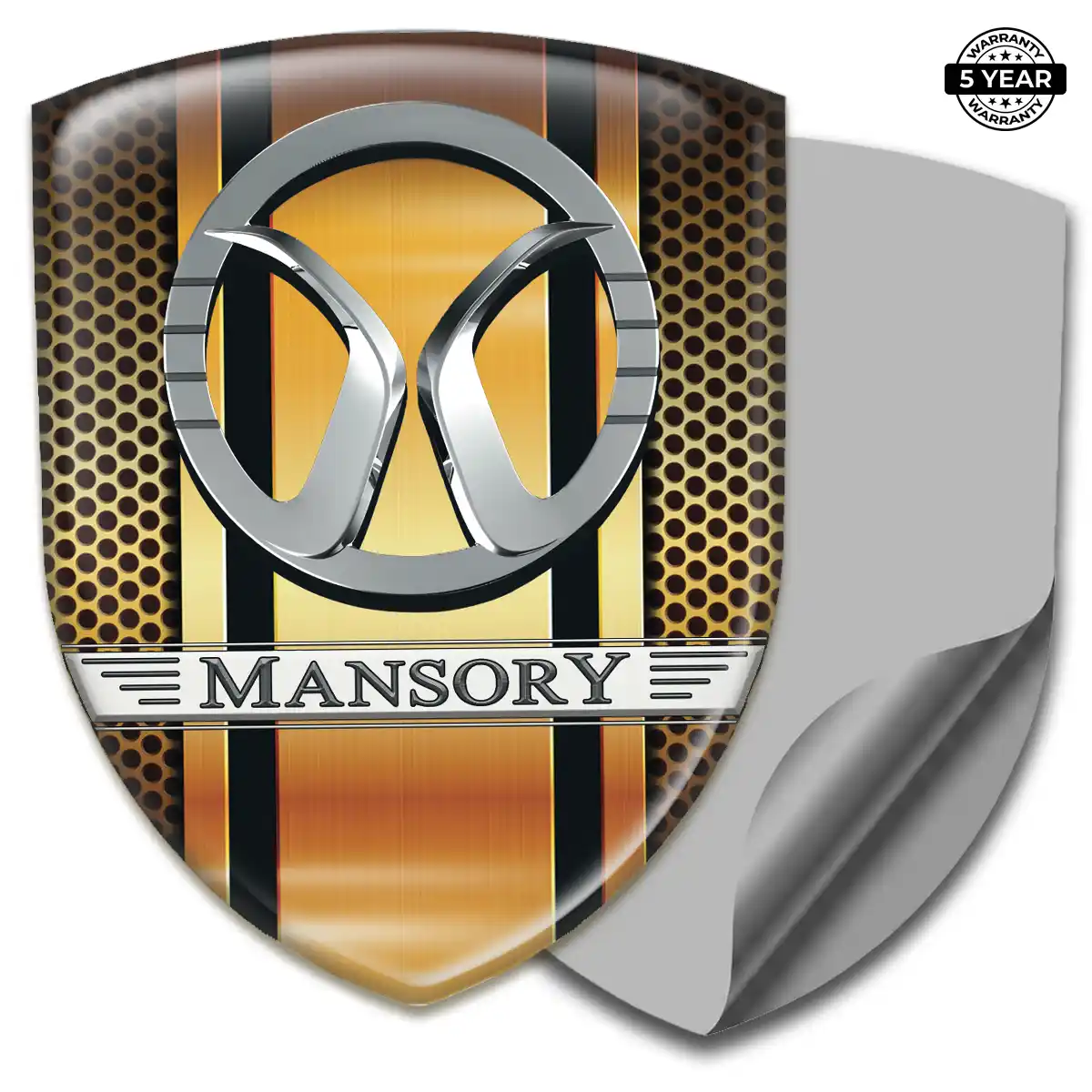 Mansory Gel Badge Sticker Prime Quality