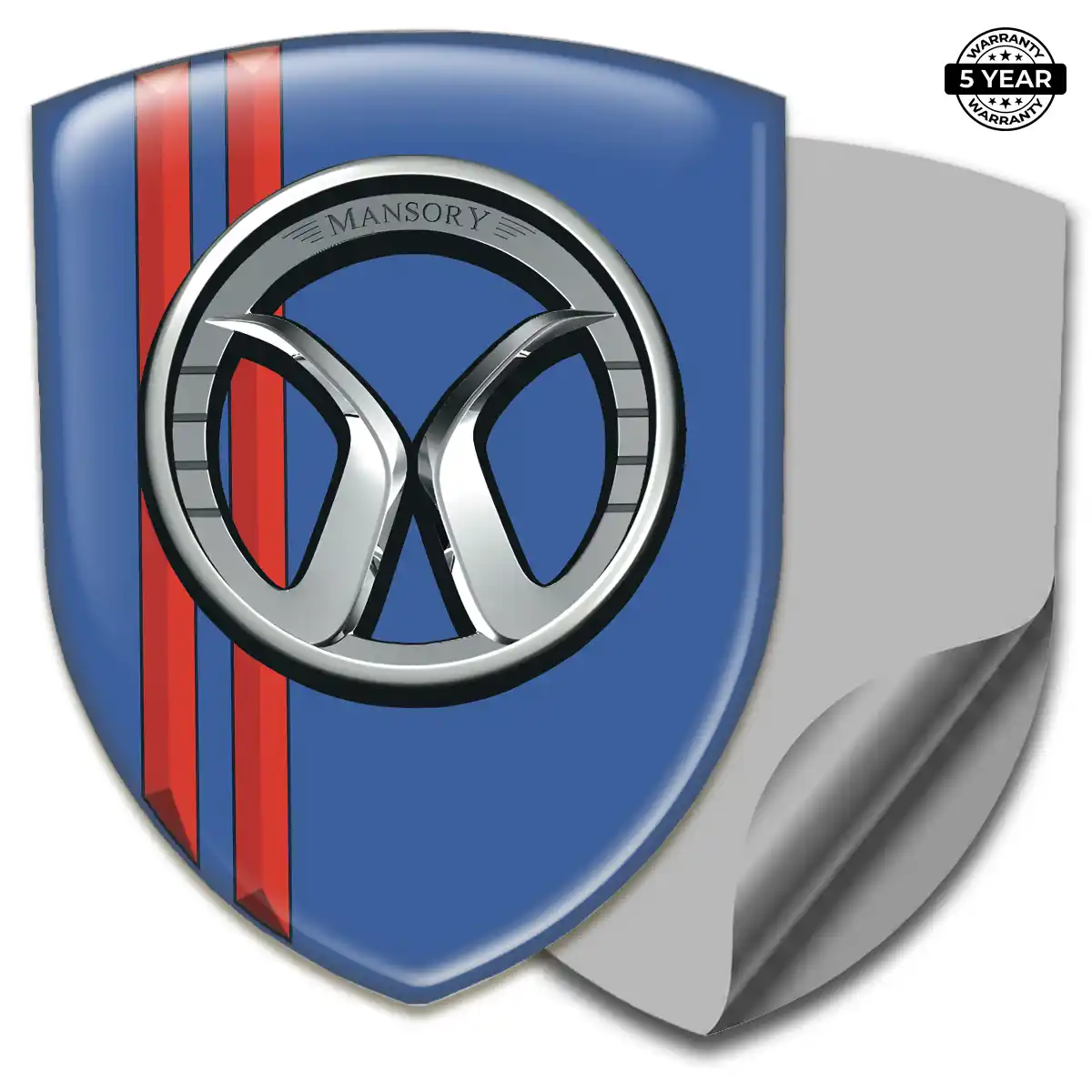 Mansory Gel Badge Sticker Refined Design