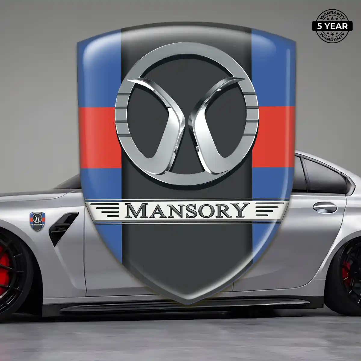 Mansory Gel Badge Sticker Resin Elite