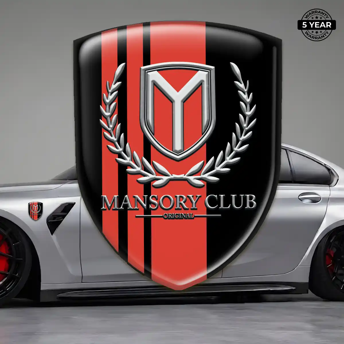 Mansory Gel Badge Sticker Resin Luxe