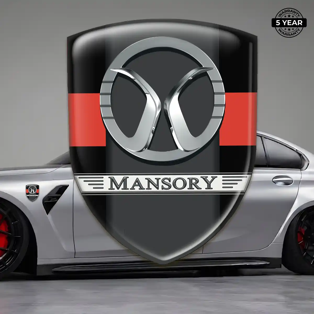 Mansory Gel Emblem Sticker Noble Edition