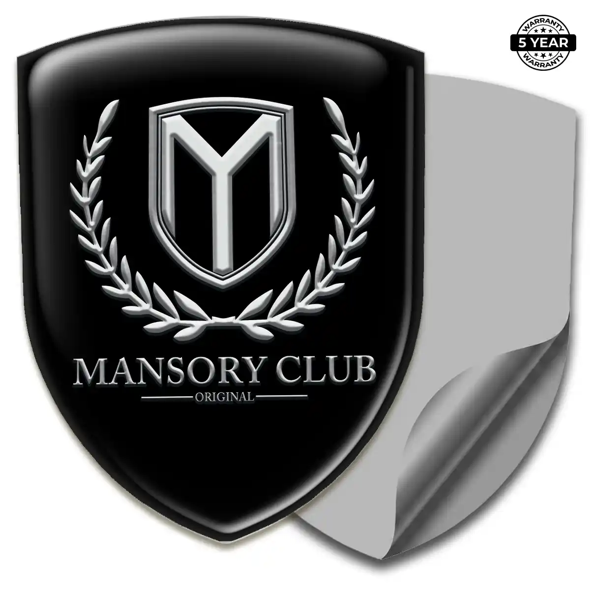 Mansory Gel Emblem Sticker Premium Dome
