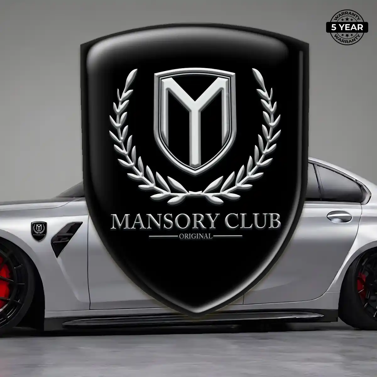 Mansory Gel Emblem Sticker Premium Dome