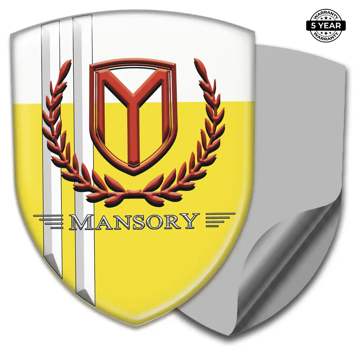 Mansory Gel Emblem Sticker Refined Design