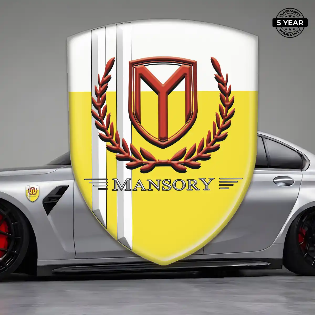 Mansory Gel Emblem Sticker Refined Design