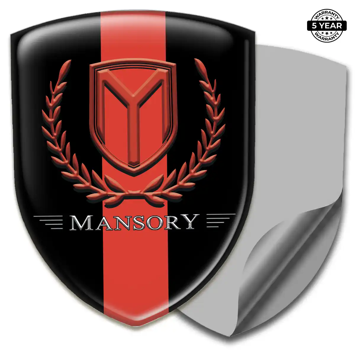 Mansory Gel Emblem Sticker Sleek Style
