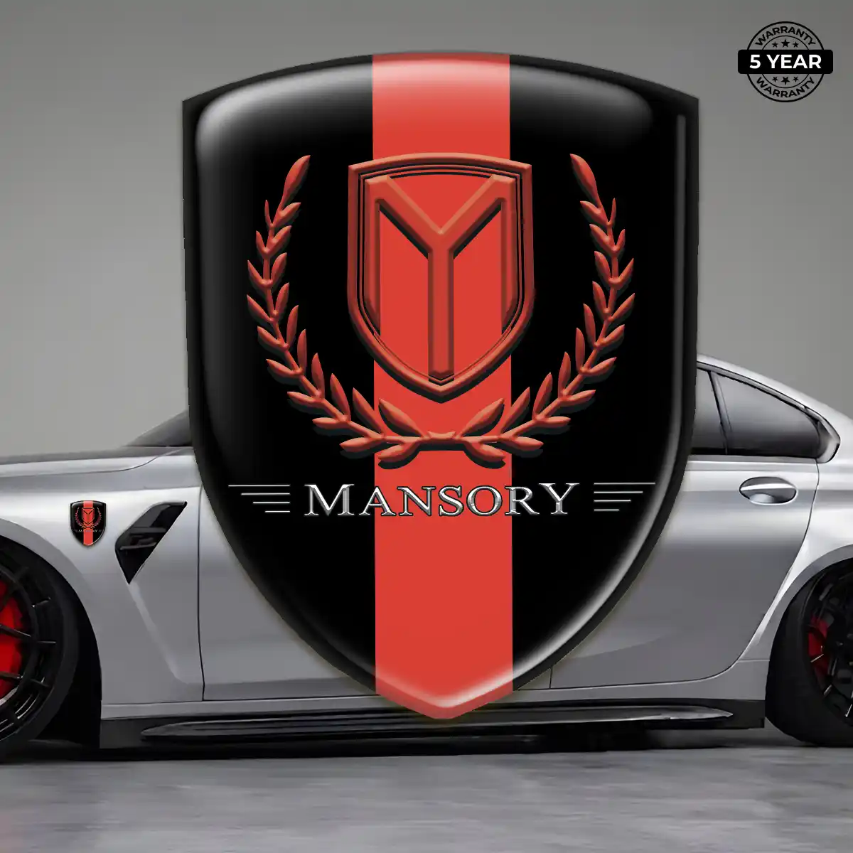 Mansory Gel Emblem Sticker Sleek Style