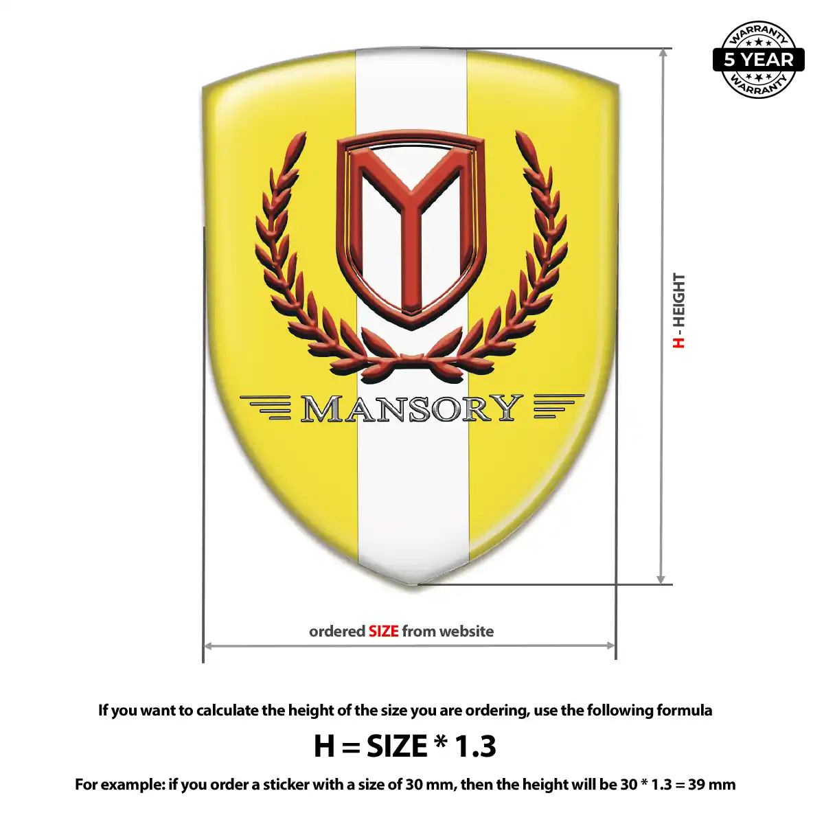 Mansory Logo Badge Exclusive Series