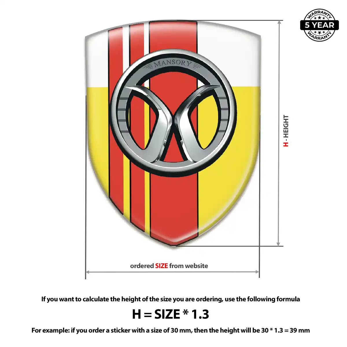 Mansory Logo Badge Opulent Line