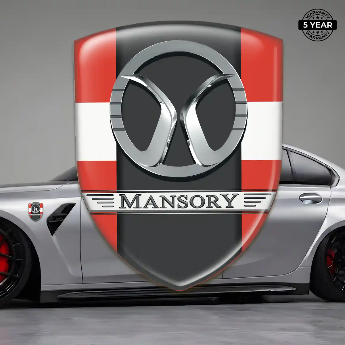 Mansory Logo Badge Premium Dome