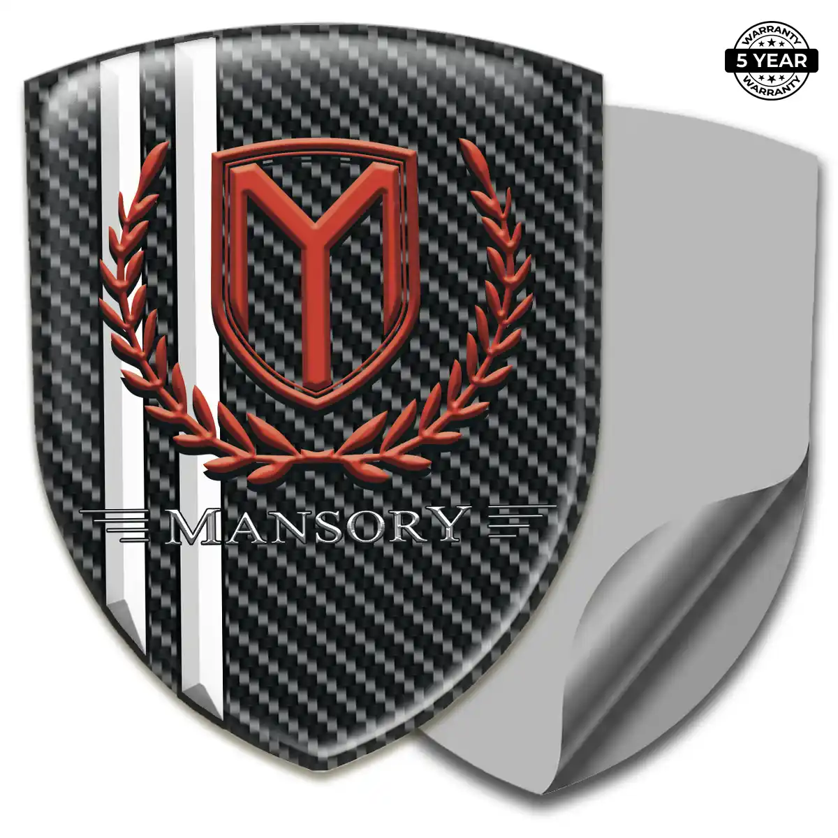 Mansory Logo Badge Resin Luxe