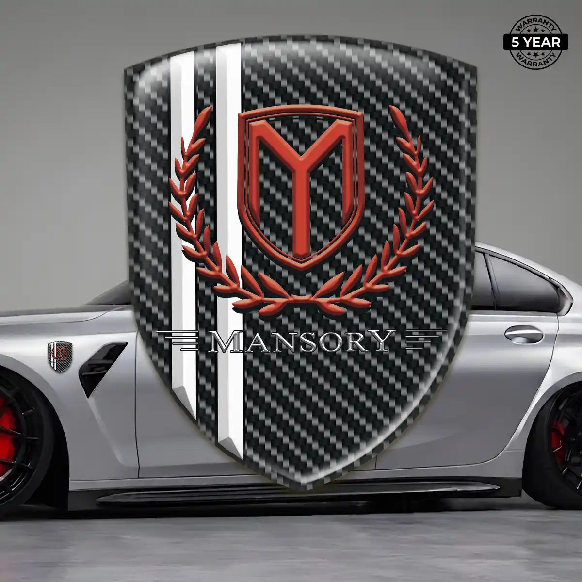Mansory Logo Badge Resin Luxe