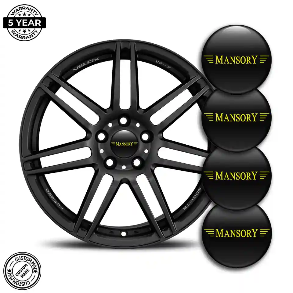 Mansory Logo Emblem Self-Adhesive Sleek Style